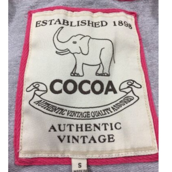 Cocoa Authentic Vintage Hoodie Small Pink Striped - Picture 7 of 7